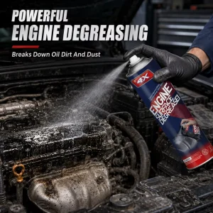 4X Engine Surface Degreaser Water Based Cleaner Oil Stain Remover Auto Motor Machinery Non Combustible Spray