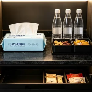 5 Star Hotel Use Organic Cotton Disposable Cleaning Wipes Guest Bathroom Hand Cleansing Towel Bulk Supply