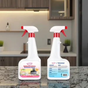 5 in 1 Powerful Kitchen Spray Cleaner Eco-Friendly Multipurpose Stove Degreaser and Utensil Oil Stain Cleaner 500ml