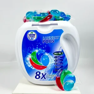 5 in 1 Soften Clothes Deep Clean Enzyme Laundry Washing Detergent Capsules With Scent Booster Beads Laundry Pods Supplier
