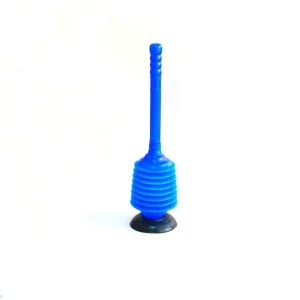 5.1″ Plastic Bellows Accordion Toilet Plunger Drain Cleaner Kitchen Sink Plunger Force Pump Cleaner