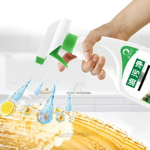 500ML Degreaser Remove Grease and Grime Kitchen Spray Oven Cleaner Clear Oil Detergent Remove Liquid for Kitchen Cleaning