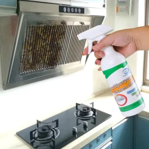 500ml All Purpose Liquid Kitchen Spray Cleaner Heavy Duty Hood Degreaser Heavy Grease Cleaner Descaling and Oil Stain Remover