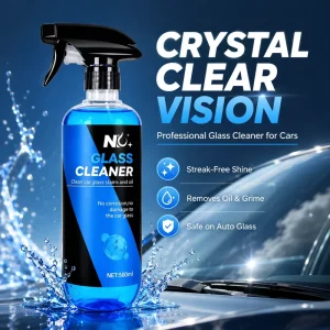 500ml Car Glass Cleaner Spray Streak Free Windshield Window Oil Film Remover Auto Glass Care OEM Private Label