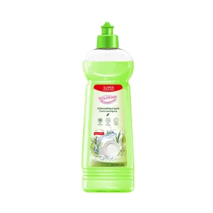 500ml Eco-Friendly Kitchen Dishwashing Liquid Detergent Powerful Deep Cleaning Lemon Scent 5%-15% Active Ingredients