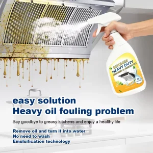 500ml Multi functional Liquid Oil Stain Cleaner Spray for Kitchen Stove Powerful Degreasing Action 15-30% Active Ingredients