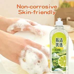 500ml Natural Dish Soap Liquid Detergent Liquid Kitchen Detergent Cleaning Chemical Products for Household Use