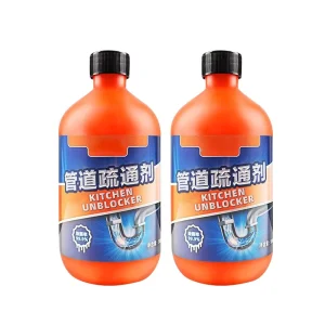 500ml Powdered Sewer Unclogging Agent for Bathroom and Kitchen Toilet Pipe Dredging Agent