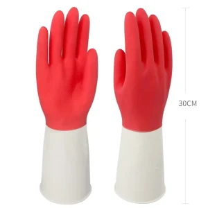 50g Household Latex Gloves Waterproof Customized Color Latex Dipped Cleaning Dishwashing Industrial Rubber Gloves