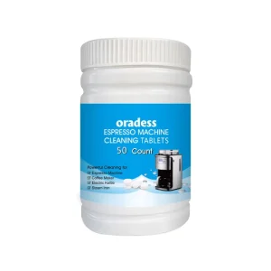 50pcs Coffee Machine Cleaner Tablets Descaler for Breville & Most Brewers Tank Storage Universal Compatibility