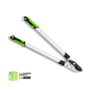 551018 29 Inch Bypass Lopper Hedge Shears with 50C Carbon Steel Aluminum Telescopic Handle Garden Pruning