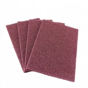 6*9 Inch Industrial Heavy Duty Non-Woven Scouring Pad Customizable OEM Abrasive Hand Pad for Cleaning