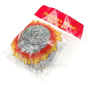 60g*1 Stainless Steel Scrubber Scourer Cleaning Steel Sponge and Scouring Pads for Kitchen Cleaning