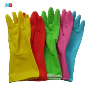 60g Rubber Latex Household Gloves for Cleaning Dishwashing Summer and Winter Usage Medium Thickness Protective Exporting