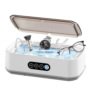650ml Adjustable Large Capacity Ultrasonic Cleaner Fast Powerful Jewelry Brace Glasses Jewelry Cleaning Machine Household