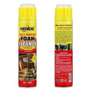 650ml Car Interior Spray Cleaning Detergent Upholstery Cleaner Home Foam Cleaner Sofa Cleaner