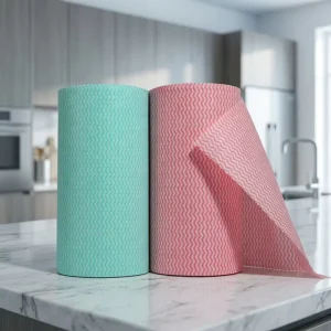 65gsm Premium High Absorbency Breathable Disposable Spunlace Non Woven Fabric Economic Kitchen Cleaning Cloths Cleaning Cleaning