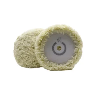 7 Inch Traditional Cutting Woolen Pad 100% 40mm 3 Ply Twisted Single Sided Polishing Buffing Pads for Car Bodies OEM Supported