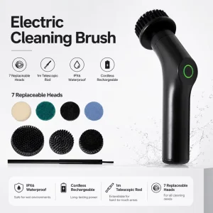 7 in 1 Home Multi function Electric Manual Eco Friendly Cleaner Brush for Household Outdoor Bathroom Kitchen