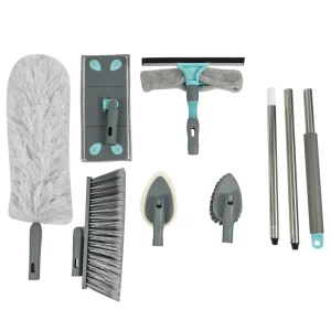 7 in 1 Multifunctional Window Cleaning Kit House Cleaning Supplies Kit Bathroom Mop Cleaning Set