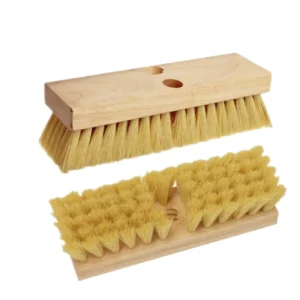 7 to 10 Natural Tampico Eco Friendly Cleaning Brush with Beech Wood Handle