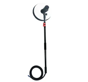 7.5 M Aluminium Telescopic Pole Solar Panel Cleaning Equipment Water Fed Pole Rotating Solar Panel Cleaning Brush