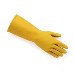 70-80g 30-32cm SML Size Household Gloves Cleaning Rubber Latex Gloves Waterproof Kitchen Dishwashing Cleaning Latex Gloves