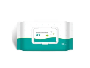 75% Alcohol Wipes Large Pack Of 80 Sheets Per Pack Portable Design For Convenient And On The Go Sanitization