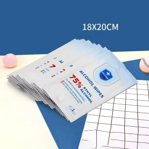 75% Alcohol Wipes Portable Large-sized Disposable Skin Disinfection Wipes Cleaning Wipes
