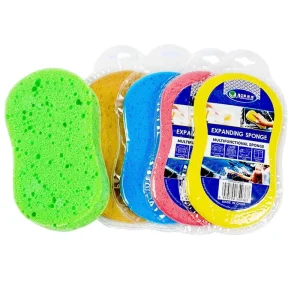 8 Shaped Car Glass Cleaner Sponges Honeycomb Compressed Jumbo Waxing Block Cleaning Supplies Accessory for Car Wash