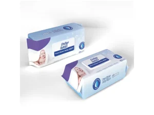80 Count Large Pack of Gentle Baby Wipes For Hands And Face Formulated Wet Wipes For Babies Hands Face And Sensitive Skin