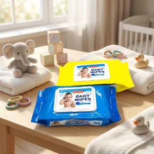 80 Pcs Eco Friendly Baby Water Cleansing Wipes Retail Pack for Sensitive Skin