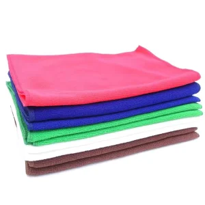 80% Polyester Eco Friendly Microfiber Towel 40x40cm Customizable for Car and Kitchen Cleaning