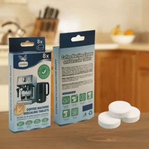 8pcs Universal Coffee Machine Descaling Tablets Effective Deep Clean for Breville and Most Espresso Machines
