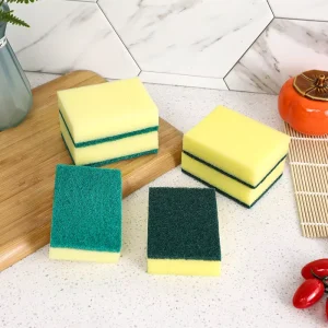 9*6*3 Scouring Pad Sponge Household Kitchen Cleaning Stubborn Stains Scrubber Light Duty