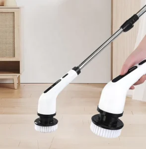 9 in 1 Multifunctional Wireless Electric Cleaning Brush Household Kitchen Bathroom Brush USB Handheld Rotating Cleaning Tools