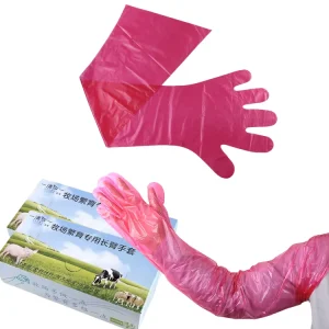 90CM Long Working Veterinary Gloves for Pigs Cattle Sheep Animals Midwifery Inspection Household Long Arm Gloves