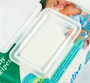 99% Pure Water Baby Wipes with Aloe Vera Sensitive Skin Care 80ct Alcohol Free Biodegradable Cleaning Tissues