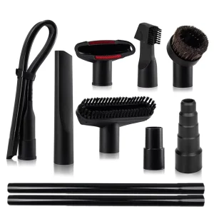 9pcs Household Vacuum Cleaning Parts Set 32/35mm Flat Suction Tips and Nozzles
