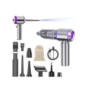 ABS Brush Motor 16000PA Durable Portable Cordless One Click Dust Removal Handheld Car Vacuum Cleaner for Household RV Hotel