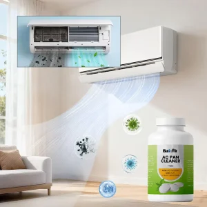 AC Drain Cleaner Tablets for Condensate Pipe Anti Clogging HVAC Drain Pan Treatment Prevent Overflow Slime Sludge Remover Bulk