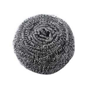 AISI410 Steel Wool Scrubber Kitchen Cleaning Stainless Steel Scouring Pad Metal Scour Sponge Used for Dishes Pots Pans and Ovens
