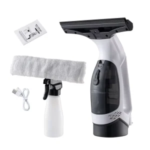 AKX 001B Rechargeable Window Vac Vacuum Cleaner for Cleaning Shower Mirrors Tiles Glass Cleaner Electric Window Vacuum Squeegee