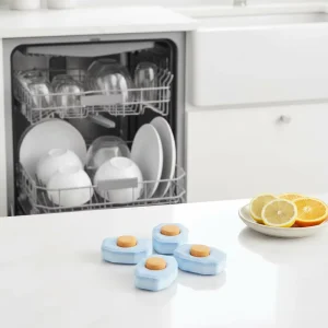 ALL in One OEM ODM Dishwashing Tablets High Efficiency Powerful Cleaning Detergents Tablets for Dishwasher