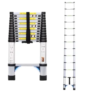 ANSI Foldable Aluminum Ladder Triangular Stabilizer Retractable Collapsible Household Exterior Outdoor Work Tool