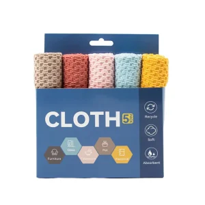 Absorbent Microfiber Dishwashing Rags Corn Pattern Thickened Cloths for Kitchen Oil Removal Multi Use Cleaning