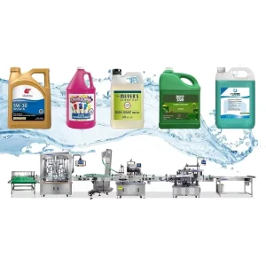 Adblue Fluid Liquid Detergent Resin Bottle Filling and Labeling Equipment Line Machine