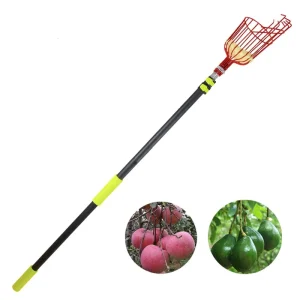 Adjustable 3.6m Telescopic Aluminum Pole for Manual Fruit Picker Garden Tool for Picking Fruit