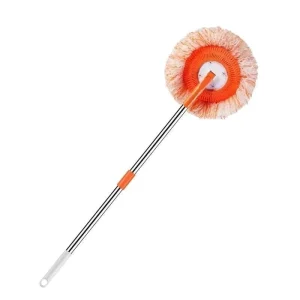 Adjustable Cleaning Mop Microfiber Mop with Height Adjustable Handle and Replaceable Mop Head for Home Floor Wall Cleaning