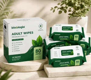 Adult Wet Wipes 20x30cm Aloe Vitamin E Incontinence Body Cleansing 99% Pure Water Alcohol Free
